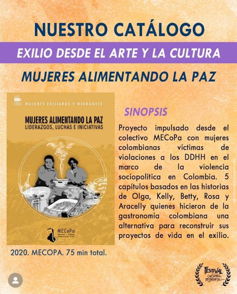 Sinopsis Mujeres Alimentando la Paz